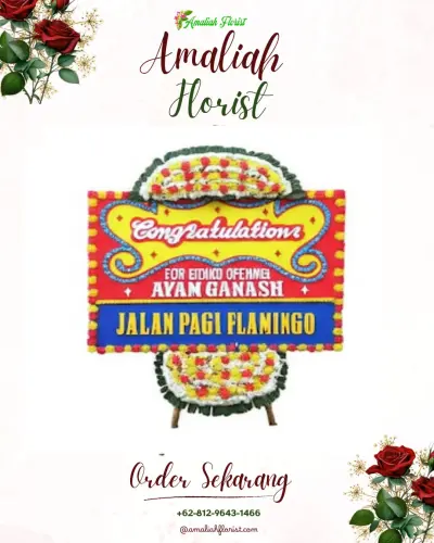 Bunga Papan Congratulation di Jumo